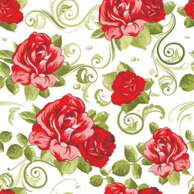 Floral Seamless Pattern Background Free Vector, Free Vectors File