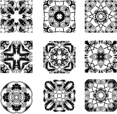 Floral Stamps Free Vector Eps, Free Vectors File