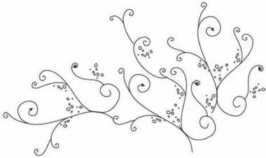 Floral Swirl Ornament Vector Free Vector Eps, Free Vectors File