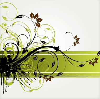 Floral Swirl Vector Background Free Vector Eps, Free Vectors File