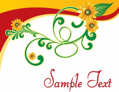 Floral Template Free Vector Eps, Free Vectors File