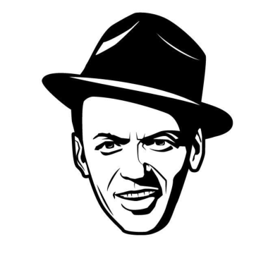Portrait Of American Singer Frank Sinatra Free Eps Vector, Free Vectors File