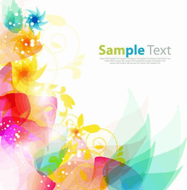 Free Floral Abstract Background Free EPS Vector, Free Vectors File